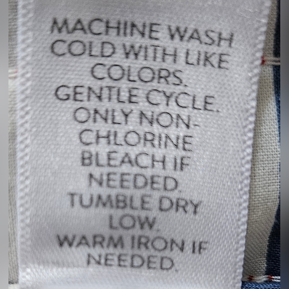 J. Jill Red and White Open Front Side Pockets Quilted Jacket Size S - Picture 8 of 9